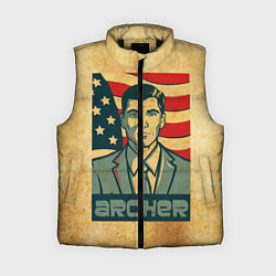 Женский жилет Archer USA, цвет: 3D-черный