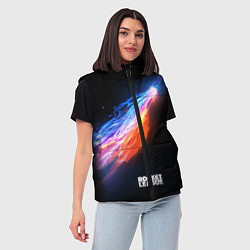 Женский жилет Rocket League, цвет: 3D-красный — фото 2