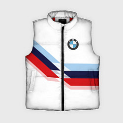 Женский жилет BMW БМВ WHITE, цвет: 3D-красный