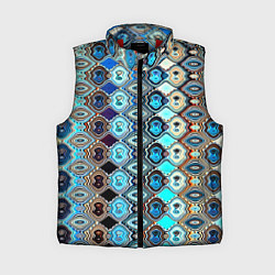 Женский жилет Psychedelic mosaica, цвет: 3D-красный