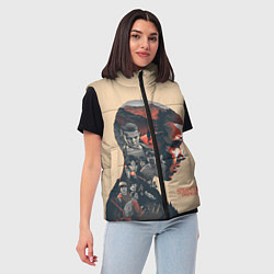 Женский жилет Stranger Things, цвет: 3D-черный — фото 2