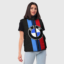 Женский жилет BMW SPORT, цвет: 3D-красный — фото 2