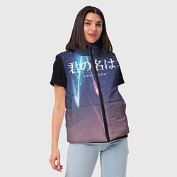 Женский жилет Your Name, цвет: 3D-черный — фото 2