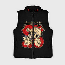 Женский жилет Metallica Skull