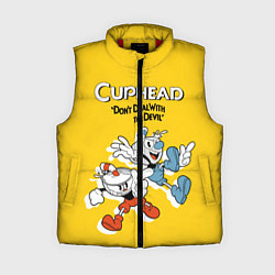 Женский жилет Cuphead: Don't deal with the Devil, цвет: 3D-красный