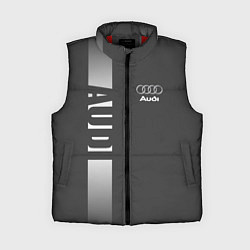 Женский жилет Audi: Grey Sport, цвет: 3D-красный