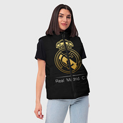 Женский жилет FC Real Madrid: Gold Edition, цвет: 3D-красный — фото 2