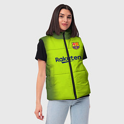 Женский жилет FC Barcelona: Home 18/19, цвет: 3D-черный — фото 2