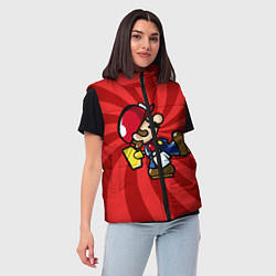 Женский жилет Super Mario: Red Illusion, цвет: 3D-красный — фото 2