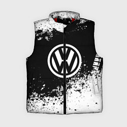 Женский жилет Volkswagen: Black Spray, цвет: 3D-красный