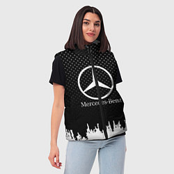 Женский жилет Mercedes-Benz: Black Side, цвет: 3D-черный — фото 2