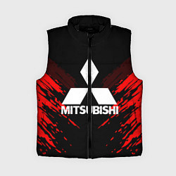 Женский жилет Mitsubishi: Red Anger, цвет: 3D-черный