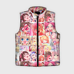 Женский жилет Ahegao, цвет: 3D-красный