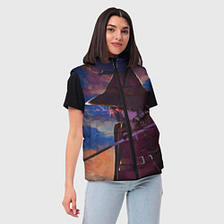 Женский жилет KonoSuba, цвет: 3D-черный — фото 2