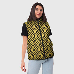 Женский жилет Обережная вышивка, цвет: 3D-красный — фото 2