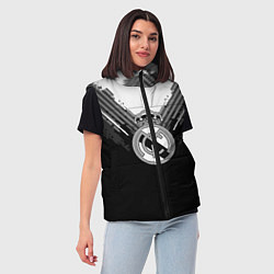 Женский жилет FC Real Madrid: Black Style, цвет: 3D-красный — фото 2