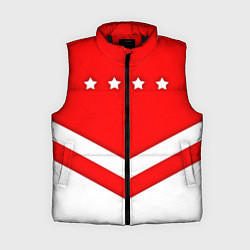 Женский жилет Звезды Спартака, цвет: 3D-черный