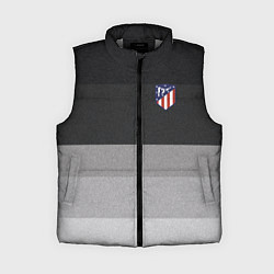 Женский жилет ФК Атлетико Мадрид: Серый стиль, цвет: 3D-светло-серый