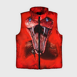 Женский жилет Red Snake, цвет: 3D-красный