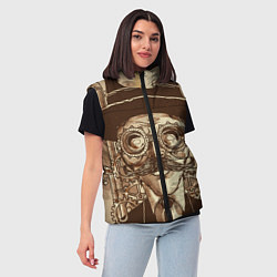 Женский жилет Мистер Стимпанк, цвет: 3D-черный — фото 2