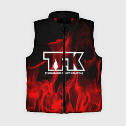 Женский жилет Thousand Foot Krutch: Red Flame, цвет: 3D-красный