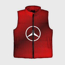 Женский жилет Mercedes: Red Carbon, цвет: 3D-красный