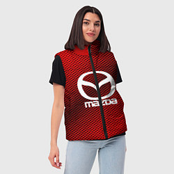 Женский жилет Mazda: Red Carbon, цвет: 3D-черный — фото 2