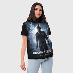 Женский жилет Uncharted 4: A Thief's End, цвет: 3D-красный — фото 2