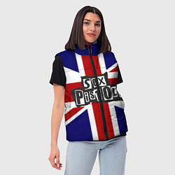 Женский жилет Sex Pistols UK, цвет: 3D-красный — фото 2