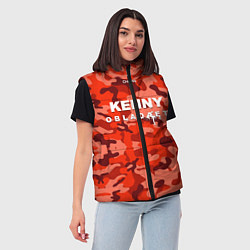Женский жилет Kenny: Obladaet Camo, цвет: 3D-красный — фото 2