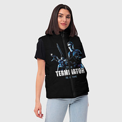 Женский жилет Terminator: Is alive, цвет: 3D-красный — фото 2