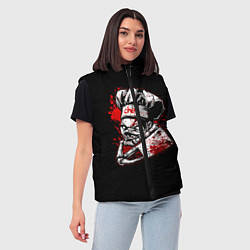 Женский жилет Pudge Chef, цвет: 3D-черный — фото 2