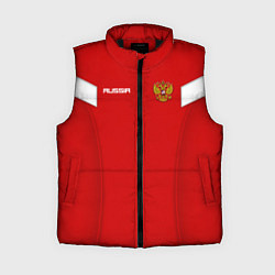 Женский жилет Сборная России, цвет: 3D-черный