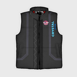 Женский жилет Cyberpunk 2077: Crystal Jock, цвет: 3D-красный