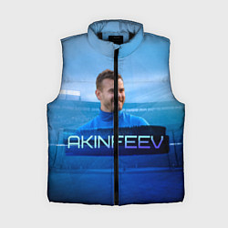 Женский жилет Akinfeev, цвет: 3D-черный