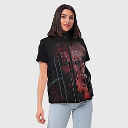 Женский жилет Death Stranding, цвет: 3D-красный — фото 2