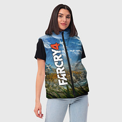 Женский жилет Far Cry 4: Ice Mountains, цвет: 3D-светло-серый — фото 2