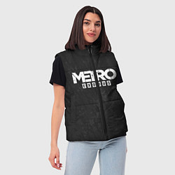 Женский жилет Metro Exodus: Space Grey, цвет: 3D-красный — фото 2