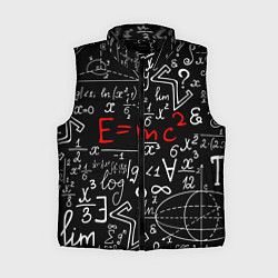 Женский жилет Формулы физики, цвет: 3D-черный