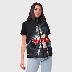 Женский жилет Senpai Goddess, цвет: 3D-красный — фото 2