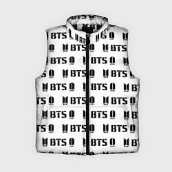 Женский жилет BTS: White Army, цвет: 3D-черный
