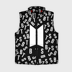 Женский жилет BTS: Black Style, цвет: 3D-красный