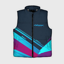 Женский жилет Cyberpunk 2077, цвет: 3D-светло-серый