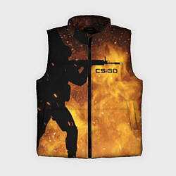 Женский жилет CS:GO Dark Fire, цвет: 3D-черный