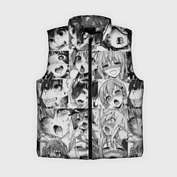 Женский жилет Ahegao Babes, цвет: 3D-светло-серый