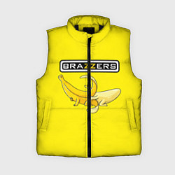 Женский жилет Brazzers: Yellow Banana, цвет: 3D-черный