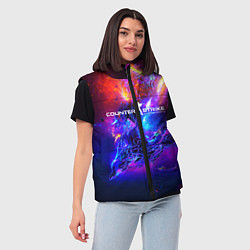 Женский жилет CS:GO Revenge of the Beasts, цвет: 3D-красный — фото 2