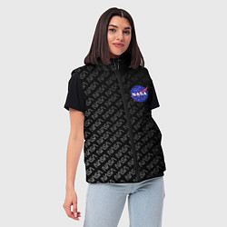 Женский жилет NASA: Dark Space, цвет: 3D-красный — фото 2