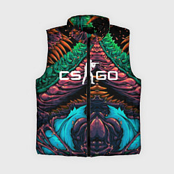Женский жилет CS GO hyper beast skin, цвет: 3D-черный