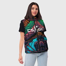 Женский жилет CS GO hyper beast skin, цвет: 3D-черный — фото 2